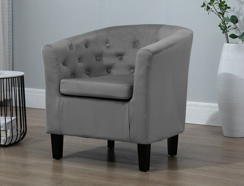 Gray tub store chair