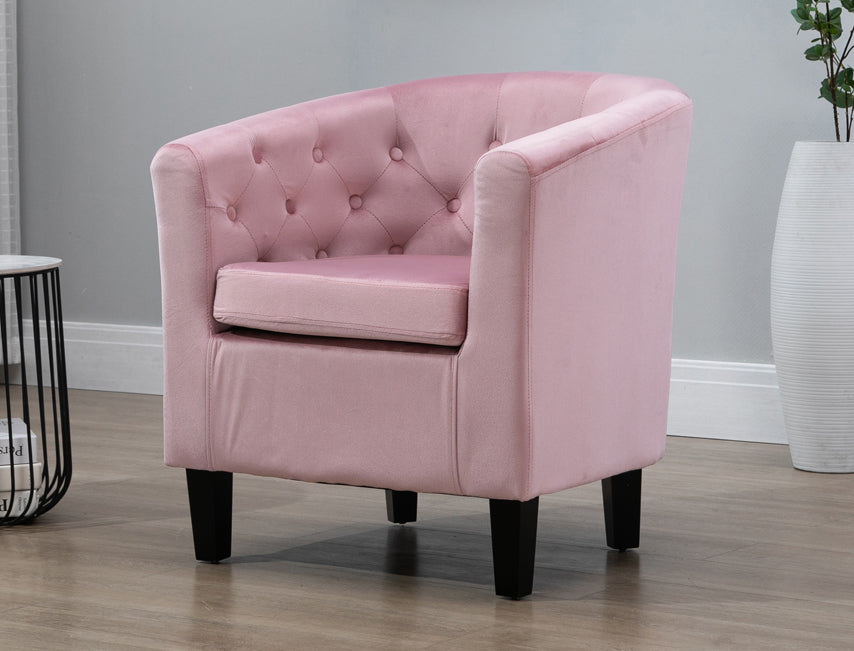 Blush shop tub chair