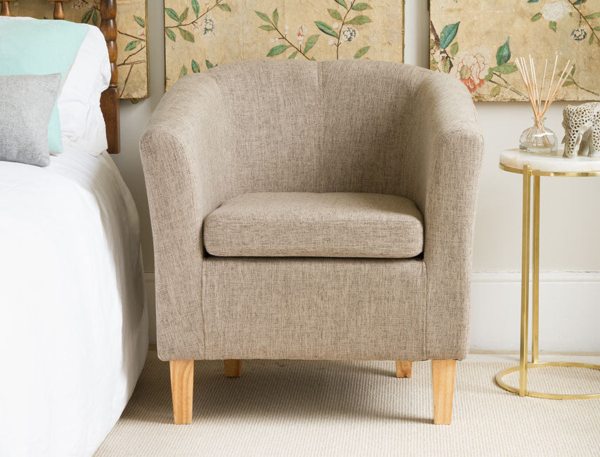 Dunelm tub outlet chair mink